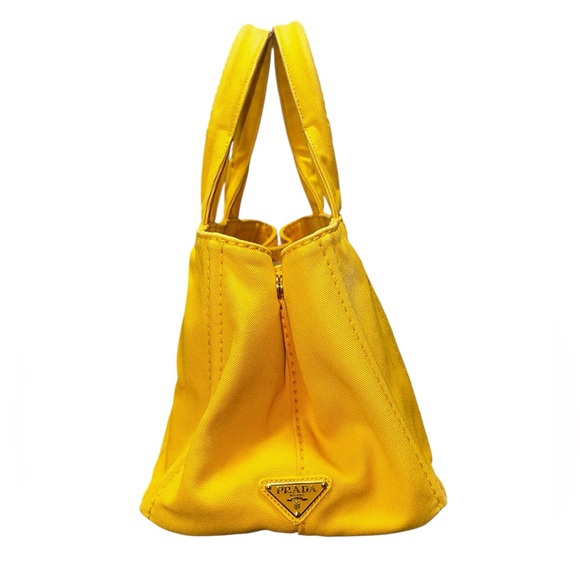 15-16 Prada Canapa Tote Ananas, (Med Size) - Picture 5 of 15